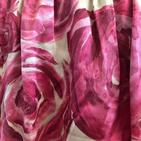 NWOT TRACY REESE 100% Silk Off The Shoulder Top Size Petite - Picture 4 of 6